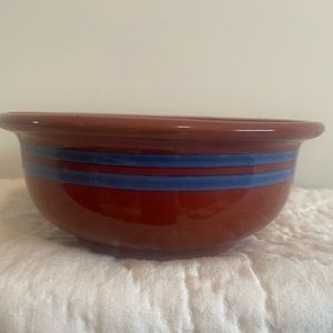 Hand thrown pottery bowl